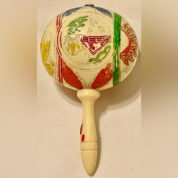 VINTAGE Celluloid Baby Rattle Toy… - Picture 1 of 5